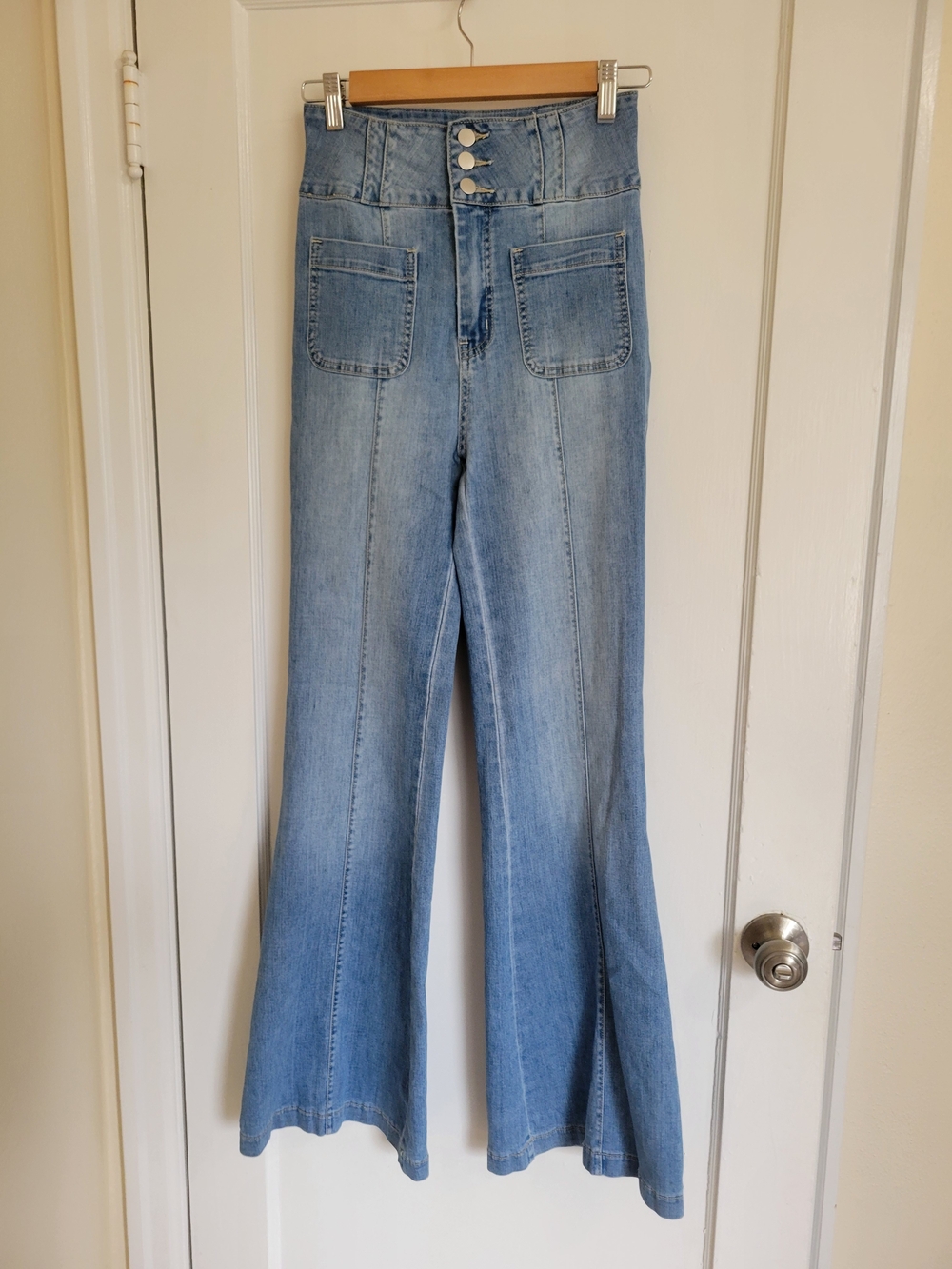 Denim By Jealous Tomato Light Blue High waist Flare jeans